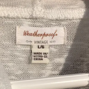 Weatherproof Vintage Women White Pullover Hoodie L thumbnail 4