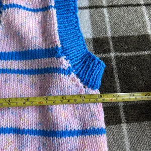 Handmade knitted holiday top Multiple thumbnail 6