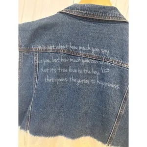 POL Distressed‎ Ombre Denim Vest Size Large thumbnail 5