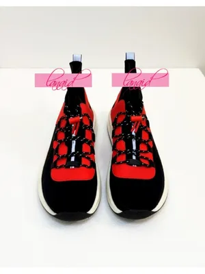Alo Wanderer Sneaker Black Cherry Red High-Tops Running Vegan Athletic Shoes 7 thumbnail 9