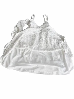 Lulus White Textured Tie-Back Mini Dress NWT thumbnail 5