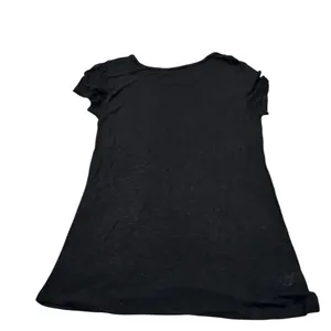 LOFT lightweight black t-shirt thumbnail 3