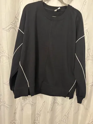 Threads 4 Thought Oversized black sweatshirt with one trimming Sz.1x thumbnail 7
