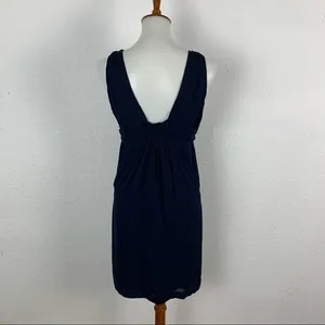 Graham And Spencer 100% Silk Deep V Neck Cocktail Party Dress‎ Small Made In USA thumbnail 5
