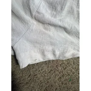 Maurie + Eve Women Light‎ Gray Textured Cotton Elastic Waist Shorts Size US 8 thumbnail 5