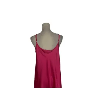 Women’s Pink Lingerie Slip Dress Nightgown Ruffles Chemise Sz L Romantic thumbnail 4
