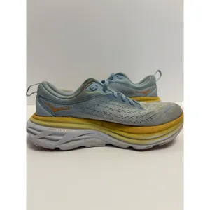 HOKA One One Bondi 8 Womens 7B Yellow Running Shoes Cushioned Athletic Sneakers thumbnail 8
