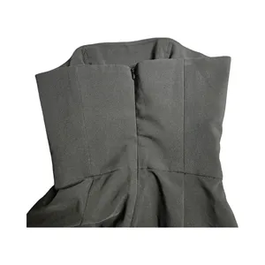 House of CB Leonida‎ Black Strapless Jumpsuit Size: S thumbnail 5