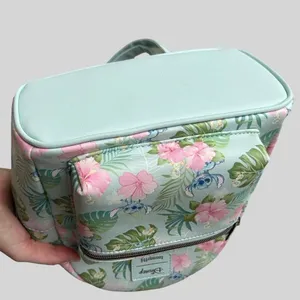 Loungefly Disney Lilo & Stitch Tropical Floral Mini Backpack Pastel Blue Vegan thumbnail 13