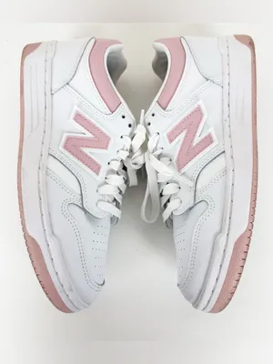 New Balance 480 Athletic Sneakers White Pink thumbnail 5