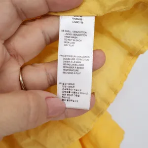 Twenty One Yellow Cotton Flared Mini Skirt Elastic Waist Lined Size L thumbnail 4