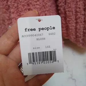 Free People Cloud Rib Oversize Scarf in Blush thumbnail 3