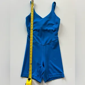 lululemon athletica Align Onesie 8” Poolside -Size 4 thumbnail 5