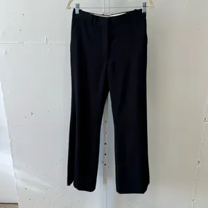 NWT COS Classic Slim-Fit Bootcut Wool Trousers Dress Trouser Pants Black Sz 4 thumbnail 3