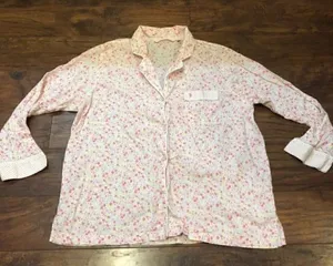 VS Victoria Secret sleepwear pajamas top long sleeve size large womens thumbnail 1