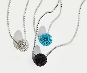 FREE PEOPLEDisco Disco Pendant Necklace In black thumbnail 1