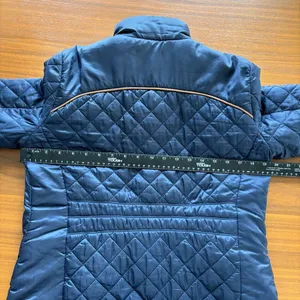 Rafaella Weekend Equestrian‎ Style Navy Diamond Quilted Jacket Petite Medium PM thumbnail 16
