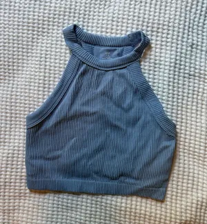aerie seamless high neck bra top thumbnail 1