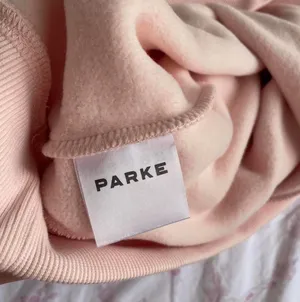 BRAND NEW Authentic Parke Hometown Varsity Mockneck Rose/Mocha Fleece Size XXL thumbnail 4