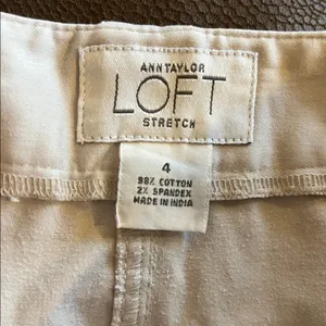 Ann Taylor Loft Wide Leg Flare Khakis Womens 4 thumbnail 7