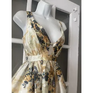 BHLDN by Anthropologie Floral Fit & Flare Mini Dress‎ thumbnail 4