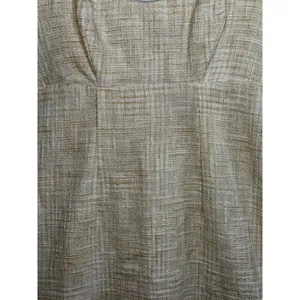 Abercrombie & Fitch Cream Beige Tweed Sleeveless Mini Dress Womens Size S Petite thumbnail 7