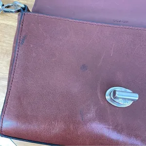Coach Python‎ Embossed Crosstown Crossbody Bag Brown thumbnail 9