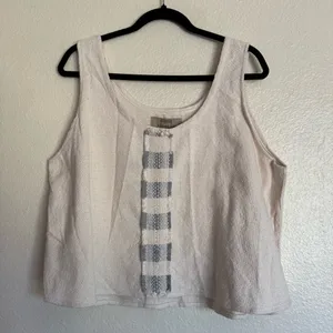NWOT Artesan Unique Top Gray Size L thumbnail 2