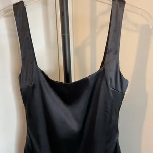 Source Unknown Black Bodycon Mini Dress Square Neck Sleeveless thumbnail 5