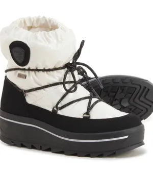 Pajar Taya‎ Alpine Platform Snow Boots Pajar-Tex Black Cream Winter Size 7-7.5 thumbnail 1