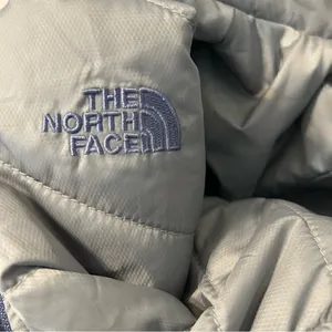 THE NORTH FACE winter reversible blue gray mossbud swirl jacket top women’s M thumbnail 9