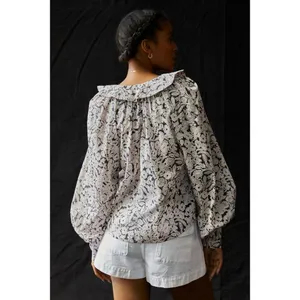 ✨By Anthropologie Peasant Sz XS Blouse✨ thumbnail 4