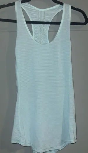 Lululemon Runner Up Tank Heathered Aquamarine thumbnail 1