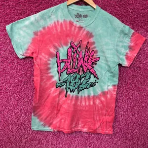 Blink-182 Toxic Sludge Spell Out Pop Punk Band Tie Dye M thumbnail 1