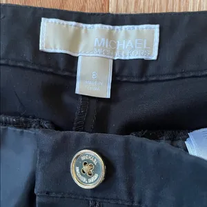 Michael Kors Black Dress Pants with Gold Zippers thumbnail 2