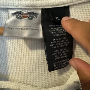 Genuine Harley Davidson Willie G Laced‎ Front Henley Hoodie Embellished C thumbnail 5