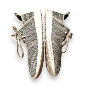 Adidas Women's Cloudfoam Pure Athletic‎ White & Gray Running Shoes Sz 10 thumbnail 4