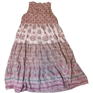 Tuckernuck‎ Salty Paloma Cane Dress tiered cottagecore coquette boho coastal M thumbnail 2