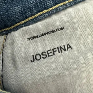 7 For All Mankind Josefina Jeans Womens 27 Blue Luxe Vintage Skinny Boyfriend thumbnail 6