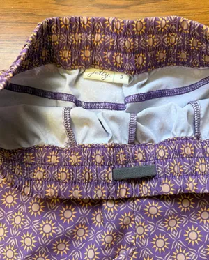 Jetty Women’s session short sunflower pattern Purple thumbnail 4