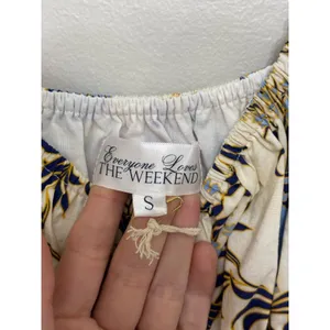 NEW Everyone Loves The Weekend Cotton Positano Dress in Shell Print - Size S thumbnail 6