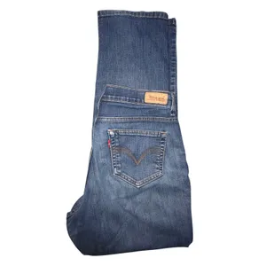 Levis 512 Perfectly Slimming Straight Leg Jeans Blue Medium Wash Womens 10M L29 thumbnail 5