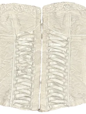 I AM GIA Novah Bustier White Bridal Wedding Corset Top S thumbnail 7