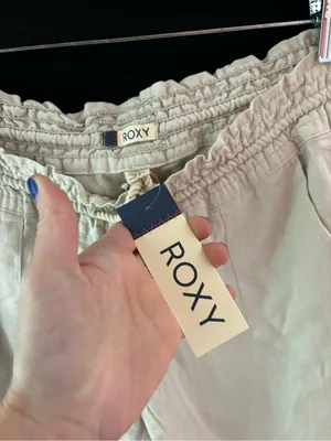 ROXY NWT Linen Blend Oceanside Pant thumbnail 6