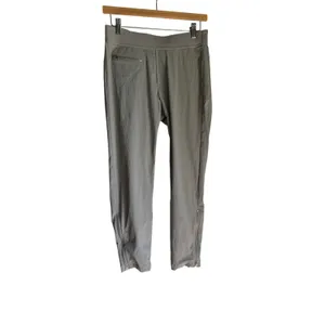 Athleta Lightweight Hiking Travel Pants Sage Green Zip Ankle Size 2 thumbnail 3