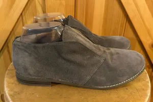 FRANCO SARTO Womens "Pieta" Oxford Taupe/Stone Suede 9.5M thumbnail 1