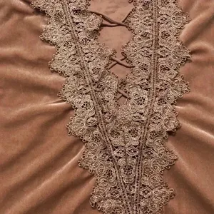 DO+BE Blush Velvet Lace‎ Up Back Halter Tank Top Y14120 Small NEW thumbnail 7
