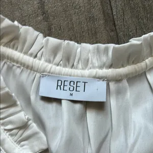 The Reset White Pleated Dress Size M thumbnail 2