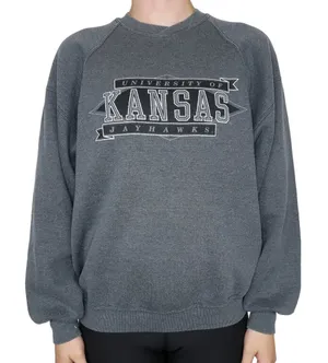 Gear for Sports Vintage 90s University of Kansas Jayhawks Sweatshirt thumbnail 1