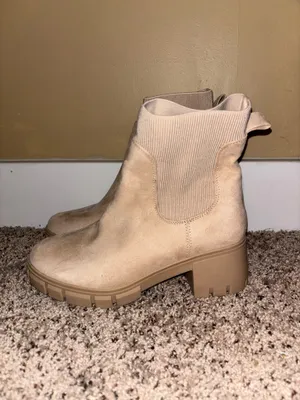 Chunky Boot Tan Size 7 thumbnail 2